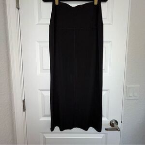 New, Eva Varro Calf Length Pull On Straight Skirt